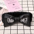European and American OMG Letter Headband Bow Leather Hair Accessories Makeup and Face Wash Hair Band Hair Accessories Fluffy Hair Band Headdress