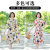 Middle-Aged Female Mother Summer Dress  Western Style Middle-Aged and Elderly 40-Year-Old 50 Elegant Chiffon Skirt