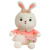 New Ball Rainbow Rabbit Plush Toy Doll Cute Sweetheart Rabbit Doll Doll Birthday Gift Mall Wholesale