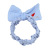 Sweet Loving Heart Pleated Design Sense Hair Accessories Hair Ring Bow Solid Color Hair Ties/Hair Bands Headdress Multi-Color Optional