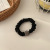 Korean New Leopard Print Ball Rhinestone Intestine Circle Girl Hair Ties/Hair Bands Large Intestine Hair Ring Simple Headband Headdress