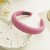 Korean New Gentle Candy Color Waffle Headband Increased Skull Top Sponge Headband Sweet Girl Versatile Hair Fixer