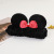 New Creative Cute Three-Dimensional Mickey Bow Plush Hair Band Face Wash Makeup Mask Headband Headwear