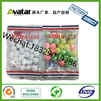POWER MOTH BALLS Factory Direct Sales 99% Pure naphthalene ball refiend white camphor Moth Ball