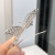 Wholesale Korean Style High-Grade Internet Celebrity Scissors Barrettes Korean Style Cute Side Clip Feather Metal Hairpin