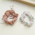 2 Pack Hair Band for Girls Sweet All-Matching Floral Headband Large Intestine Ring Ins Bun Little Hair Ring Korean Hair Accessories
