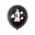 New Cross-Border Halloween Party Decoration Balloon 12-Inch Ghost Print Rubber Balloons Wish