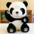 Panda Doll Doll Plush Toy Large Waving Panda Pillow Trending Cartoon Sitting Style Black and White Panda Stall