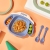 J06-6591 Baby Cartoon Tableware Household Compartment Creative Eat Training Solid Food Bowl Kindergarten Children's Dinner Plate
