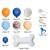 2022 Cross-Border New Arrival Pet Rubber Balloons Set Party Birthday Opening Scene Shop Decorating Decorative Balloon