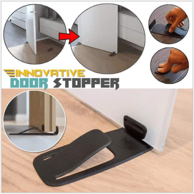 Invisible Top Door Device Door Stop Any Stickers Simple Door Stop Anti-Collision to Block the Door Machine Plastic Door Gear