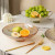 Affordable Luxury Style Fruit Plate Household Living Room Coffee Table Creative Glass Fruit Basket Decoration Snack Tray New Dried Fruit Tray