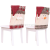 New Christmas Decoration Supplies Home Decoration Chair Cover Restaurant Hotel Square Stool Decoration for the Elderly