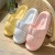 Summer Shit Feeling Thick Bottom Bread Square Ankle-Strap Sandals Women's Outer Wear Home Non-Slip Slippers Men's Slippers Wholesale