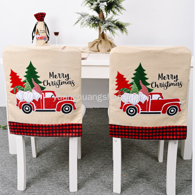 New Christmas Decoration Supplies Forest Elderly Car Chair Cover Chair Cover Chair Cover Home Decoration