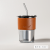 BLK Affordable Luxury Style Coffee Cup with Straw Breakfast Drinking Cup Water Cup Company Activity Gift Glass