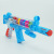 3383 Electric Lamplight Eight Tone Vibrating Guns Children's Sound and Light Transparent Gear Toy Gun Boy Toy Gift