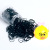 New Cute Barrel Headdress Black, Colors Strong Pull Continuous Hair Band Small Rubber Band Children's Hair String Disposable Rubber Band