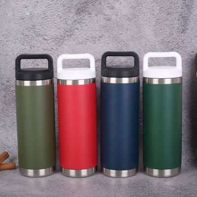 Stainless Steel Straight Vacuum Cup Car 084 Portable Kettle 18Oz Portable Thermal Insulation 550ml Ice Heater Cup