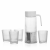 BLK Household Glass Pot Cup Set Jug Cold Water Bottle Water Pitcher Cup Set Customized Cold Water Pot Set