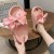 2022 New Women's Bow Strap Sandals Women's Summer Small Thick Bottom for Outdoors Flat Classic Style Slippers Women's Wholesale