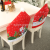 New Christmas Decorations Printing Elderly Snowman Chair Cover Snowflake Stool Chair Cover Back