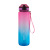 Cross-Border 1000ml Gradient Color Portable Ribbon Outdoor Plastic Cup 32oz Spray Paint Bounce Cover Sports Kettle