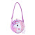 New Crossbody Bag Children Girl Student Cartoon Shoulder Bag GREAT Rainbow Glitter Waist Bag Sequined Unicorn
