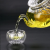 XZ Tea Set Creative Transparent Borosilicate Glass Tea Set Pumpkin Pot Set Glass with Filter Scented Tea Teapot