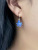 2021 Hot Internet Celebrity Blue Small Octopus Stud Earrings New Product Creative Women's Ear Clip Eardrops Internet Celebrity Spot Earrings