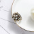 Wish Metal Vintage Pearl Ring Women's Fashion Personality European and American Geometric Ring Wholesale Customization