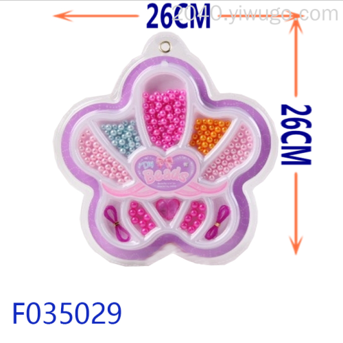 cross-border exclusive for yiwu small commodities foreign trade wholesale girls‘ toys diy beaded f35029