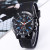 Foreign Trade Popular Style Silicone Men's Watch Three Eyes Casual Cool Sports Watch Silicone Quartz Watch Student Watch