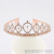 New European and American Birthday Crown Headband Bridal Party Rhinestone Hair Accessories-Year-Old Digital Birthday Hat Alloy Headband