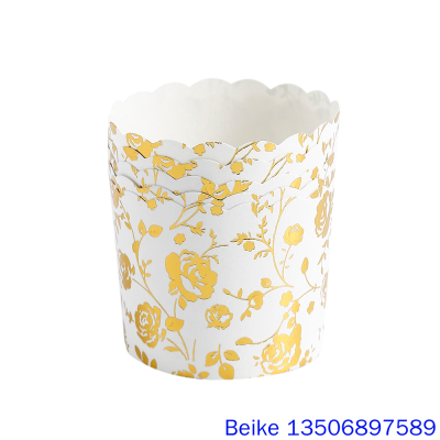 Bronzing Series Machine Production Cup Cake Paper Tray Cake Paper Cake Cup Cake Paper Cup 6*5.5cm