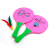 Battledore and Shuttlecock Racket Board Shuttlecocks Color Printing Composite Board Material 5mm Thickened 2 PCs Long-Term Supply