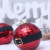 Christmas Decorations Ins Style Christmas Tree Pendant 8cm/4 Hotels KTV Ornaments Belt Mirror Ball