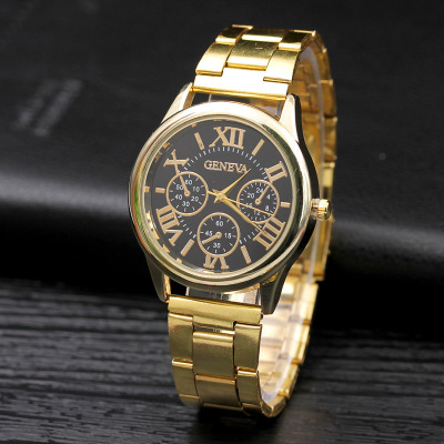 Hot Sale Foreign Trade Cross-Border New Arrival Men and Women Steel Watch 2022 Alloy Steel Belt Hot Sale Watch Wholesale Delivery