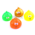 wholesale Water balloons pig head decompression Fruit venting ball water toys