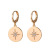 Meiyu European and American Fashion Creative Personality Copper Micro Inlaid Zircon Eight Awn Star Ear Studs Summer Indie Pop Style and Compact Earrings for Women