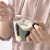 XZ Cat Shape High Borosilicate Glasses with Handle Breakfast Milk Oatmeal Cat-Paw Mug Cartoon Cute Coffee Cup