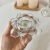 Manufacturer Glass-Made Household Decorations Decoration Props Candle Holder Oil Cake Lamp Holder Crystal Lotus Household Utensils