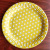 Small Dot Paper Pallet 7-Inch Polka Dot Decorative Plates Disposable Birthday Party Paper Plate Children DIY Barbecue Plate