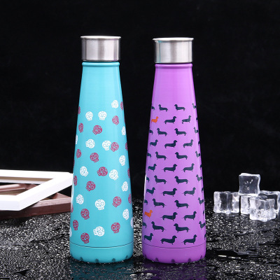 New Stainless Steel Thermos Cup Outdoor Portable Sports Kettle Printing Logo Gift Cup Factory Direct Supply