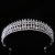 Korean Style Simple Crown Rhinestone Baroque Headdress Hair Hoop Wedding Hair Accessories Headband Catwalk Ornament Bridal Crown