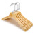 Clothing Store Hanger Wholesale Seamless Household Children's Non-Slip Wooden Clothes Support Wholesale Natural Solid Wood Clothes Hanger