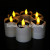 LED Solar Electronic Candle Light Energy Charging Cycle Bright LED Solar Candle Lamp Courtyard Decorative Light