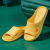 Home Slippers Women's Summer Indoor Lightweight Non-Slip Home Thick Bottom Couple Bathroom Bath Soft Bottom Men's Sandals