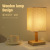 Nordic Solid Wood Bedroom Bedside Lamp Warm Study Desk Cabinet Table Lamp Creative Simple Usb Night Light