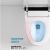 Automatic Integrated Smart Toilet without Water Pressure Limit Voice Automatic Flip Instant Hot Splash-Proof Deodorant Toilet